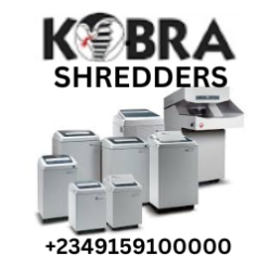 Kobra High-Security Hard Drive Tape Drive Paper Shredder Price Nigeria - CrownCrystal +2349159100000