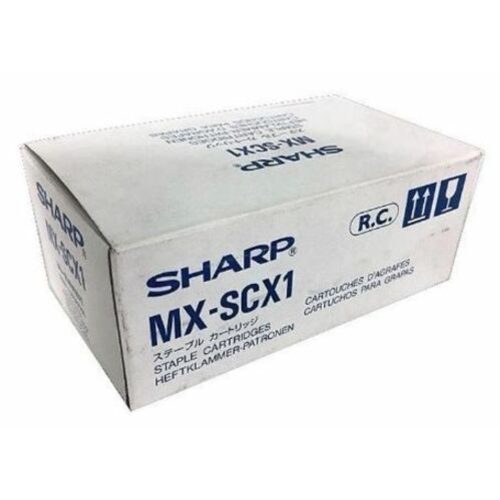 Sharp MX-SCX1 Box Of 3 Staple Cartridge for MX4501N MX3500N MXB401